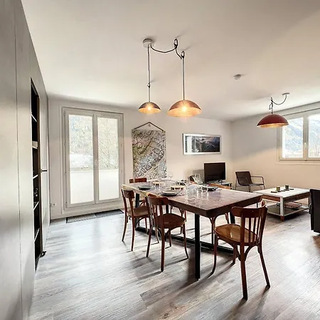 아파트 Chamonix: Appart. 63m², 6 Pers, Balcon, Parking, Wifi - Fr-1-507-78 샤모니